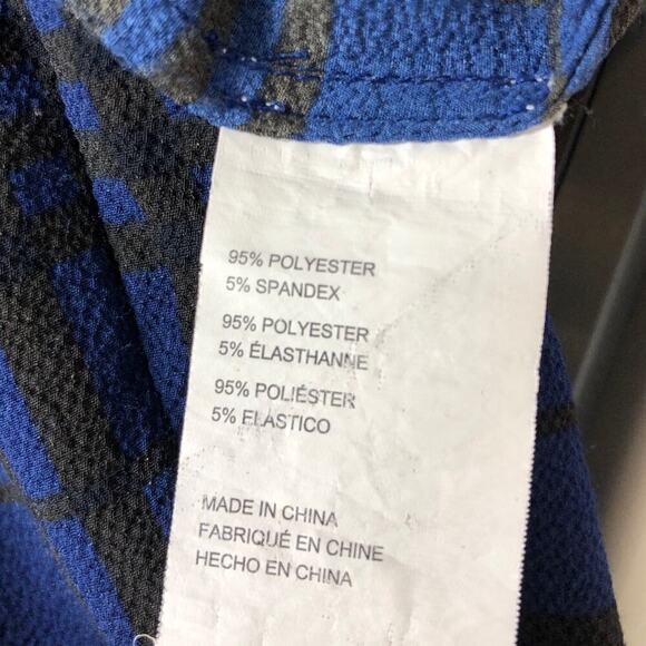 Thakoon Dress Plaid Button Front Long Sleeve A-Line Shirtdress Blue 4 - Picture 9 of 11